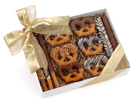 Classic Pretzel Wands & Twists Gift Box of 12