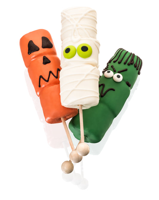 Halloween Hand-Dipped Marshmallows Sticks