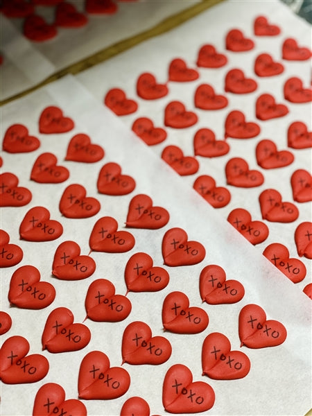 Royal Icing Deco Converstation Heart