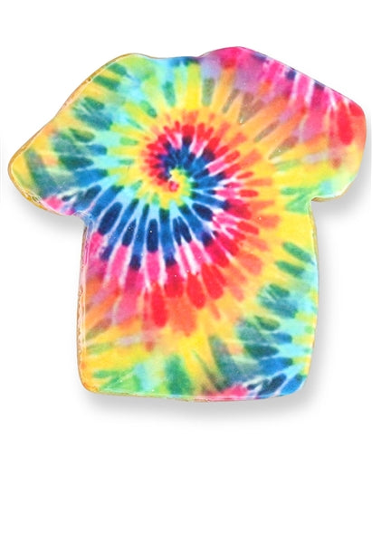 Tie Dye Shirt Cookie- 4 inch