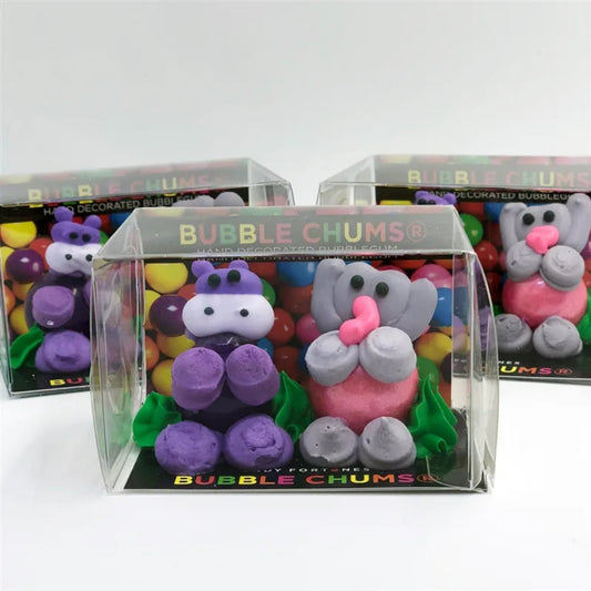 Elephant & Hippo Bubble Chums- 2 Pack