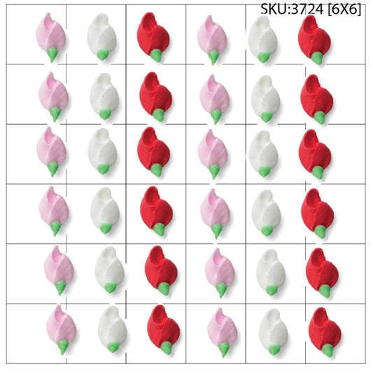 Small Icing Rose Buds - 216/CS
