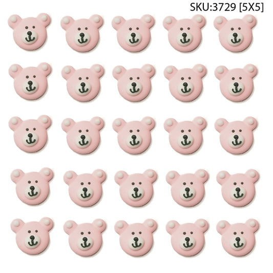 Pink Icing Teddy Face - 150/CS
