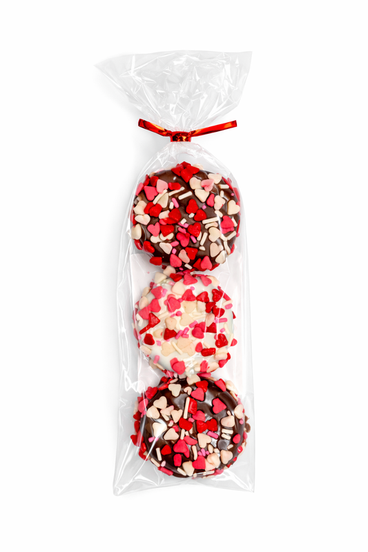3 Pack Oreos- Heart Sprinkles
