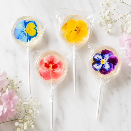 Floral Candy Lollipops