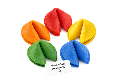 Custom Color Fortune Cookies