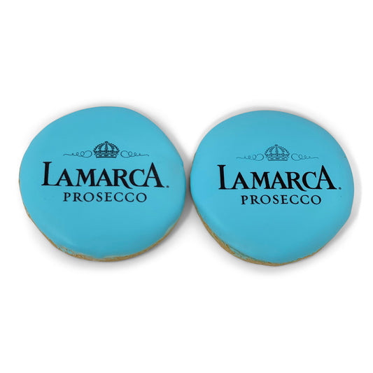 3"Blue Iced Printed Cookies Set ( CUSTOM)