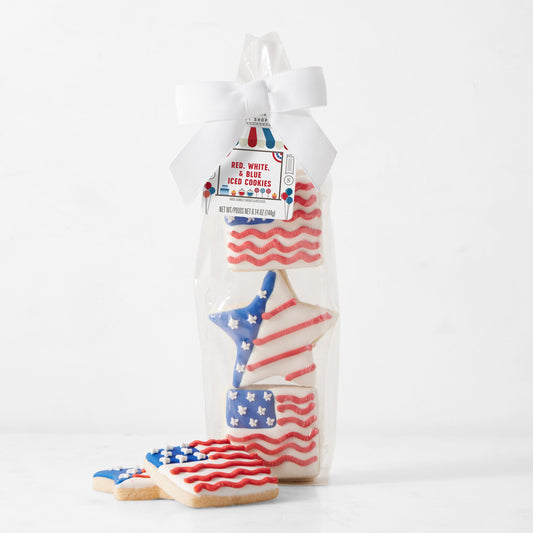Williams Sonoma Red, White & Blue Iced Cookies
