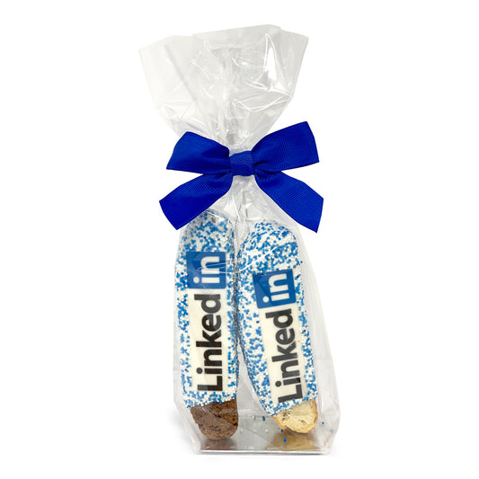 Logo Mini Biscotti Bag of 2 with Bow