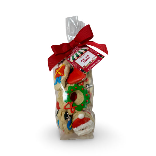 Christmas Mini Iced Cookies- Set/15