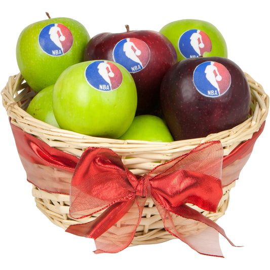 "Healthy" Logo Apple - Basket of 8