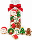 Christmas Mini Iced Cookies in Cello Bag- Set 15