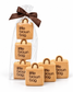 Little Brown Bag Hand Iced Cookies in Cello Bag- 6-Pack