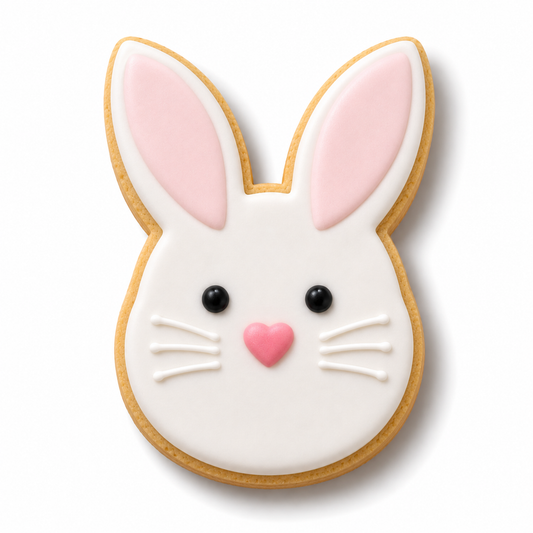 Bunny Face Cookie- 4.5 inches Tall