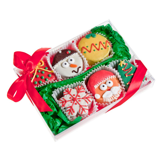 Christmas Brownie Gift Box of 6