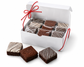 Gourmet Triple Chocolate Hand Decorated Brownies- Gift Box of 12