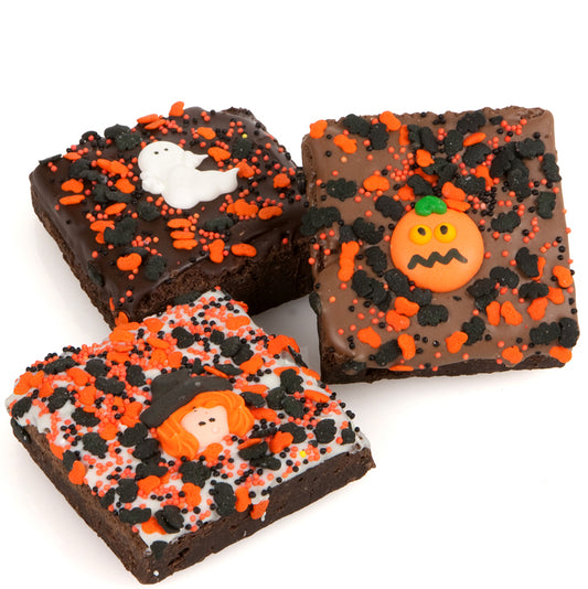 Halloween Triple Chocolate Extra Large Brownies-Single Individually Wrapped