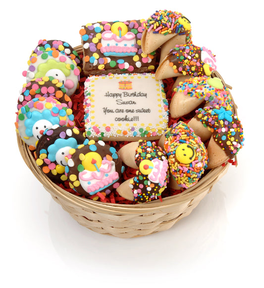 Birthday Gift Basket-14 pc