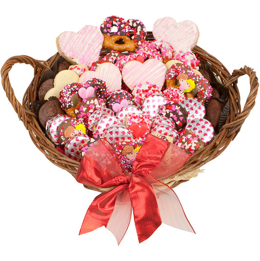 12" Sweetheart Gourment Basket