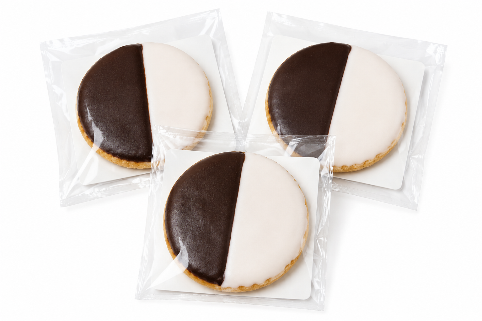 Black and White Sugar Cookies- 3 inch Round