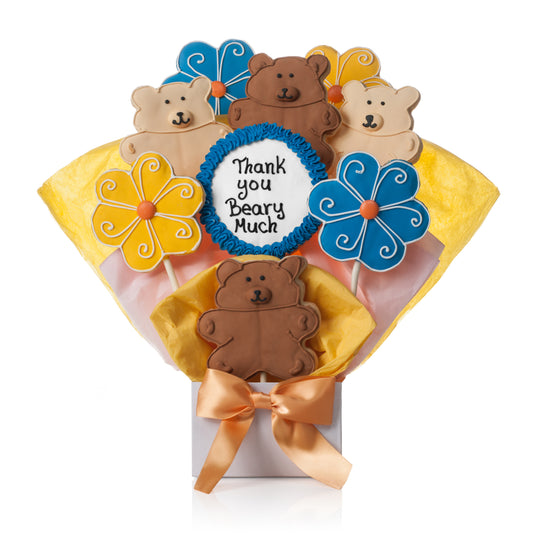 Thank You Beary Much Cookie Bouquet