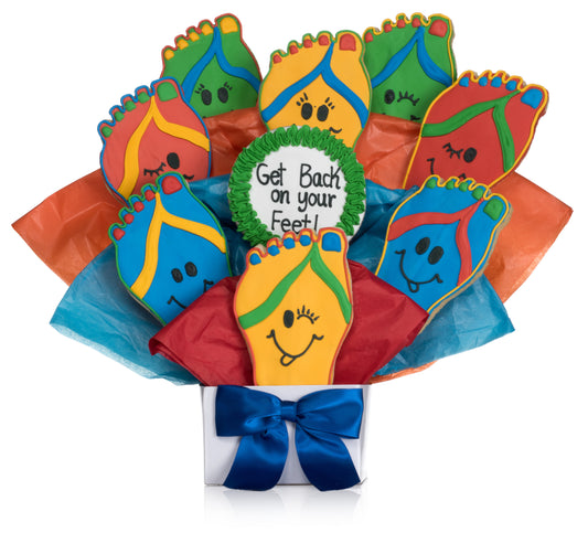 Back on your Feet! Cookie Bouquet
