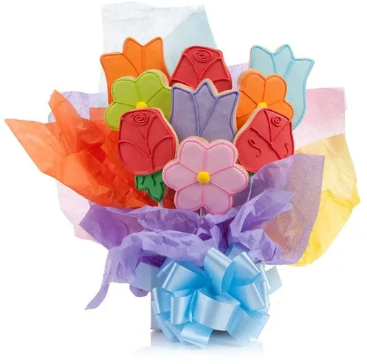 Lovely Flowers Cookie Bouquet
