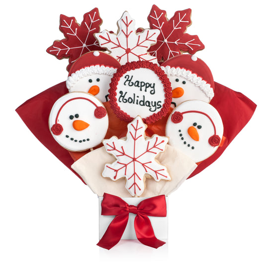 Happy Holidays Cookie Bouquet