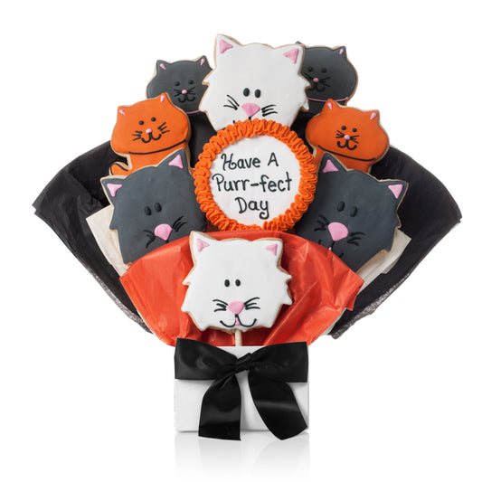 Purr-fect Cookie Bouquet