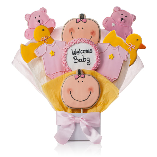 It's A Girl! Cookie Bouquet