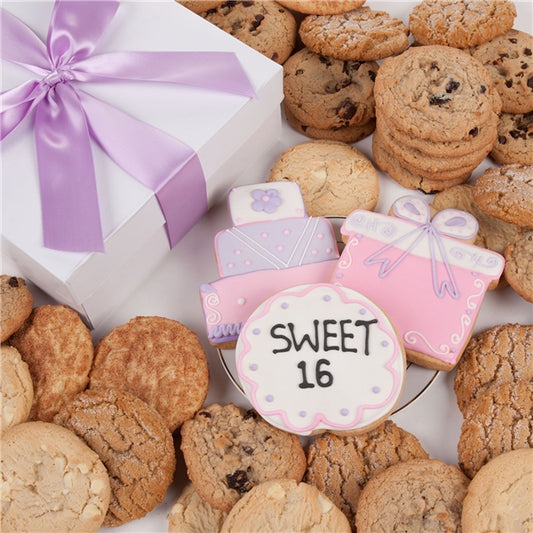 Sweet Sixteen Signature Cookie Gift Box
