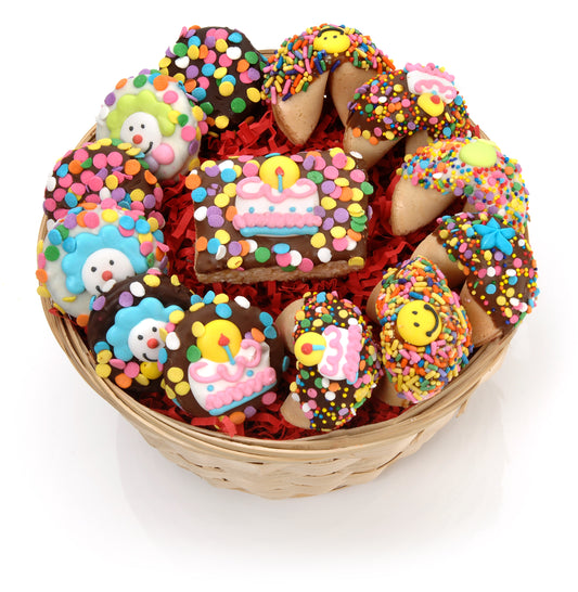 Happy Birthday Cookie Gift Basket