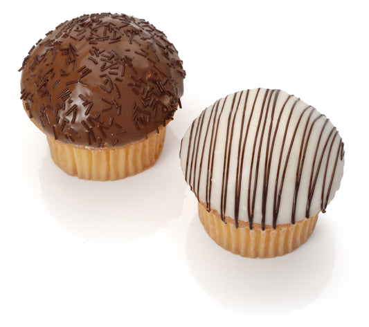 Classic Belgian Chocolate Gourmet Cupcakes- 6 Pack