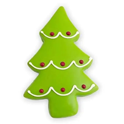 4" Chocolate Dipped Shortbread Christmas Tree - Single