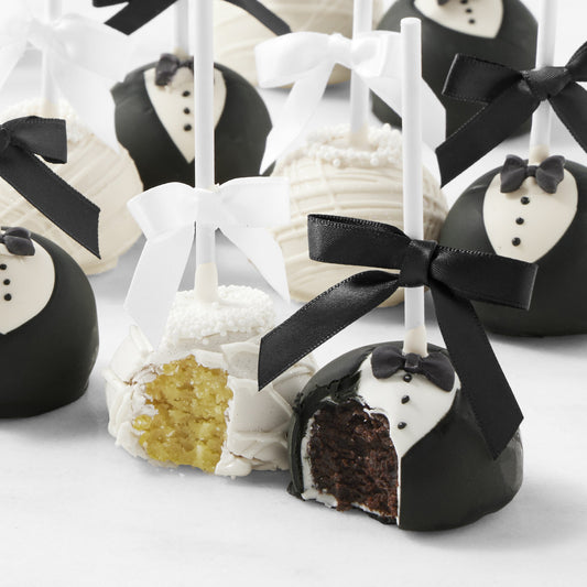 Bride and Groom Cake Pops- Single