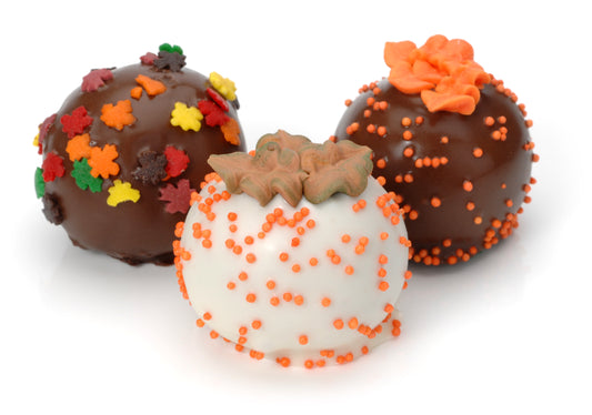 Autumn Leaves Belgian Truffle Cake Bons