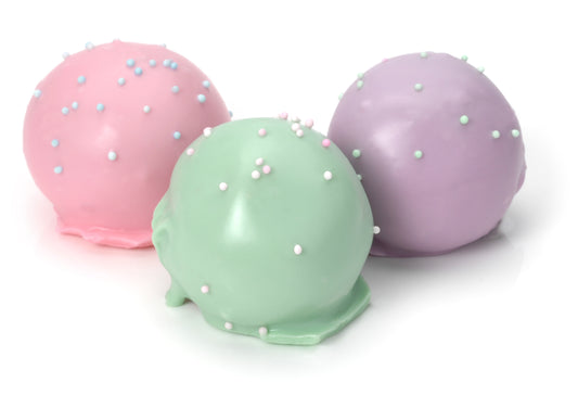 Lovely Pastel Belgian Truffle Cake Bons