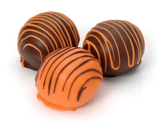 Tiger Stripes Belgian Truffle Cake Bons