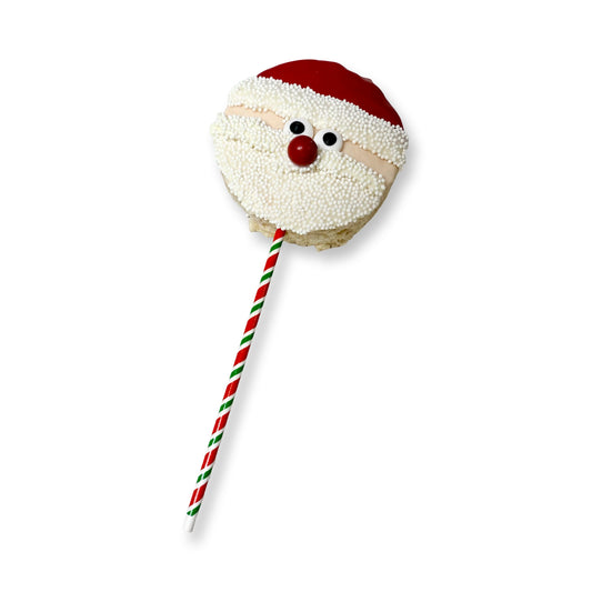 DCB SANTA RICE CRIZPY POP ON 6 INCH FESTIVE PAPER STICK