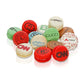 Printed Macaron Clear Acetate Gift Box of 3- with Branded Custom Sleeve Option