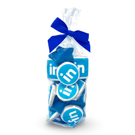 Gift Bagged Set of Sugar Cookies- Printed and Shapes