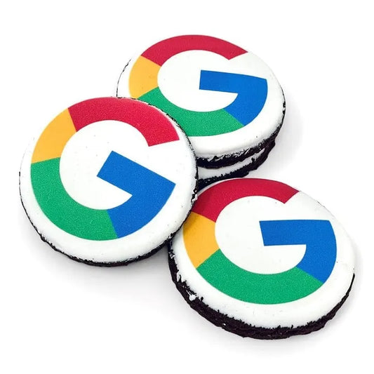 Printed Round Cocoa Sugar Cookie- Single