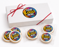 Edible Print 3 inch Round Cookies- Gift Box of 12