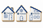 CUSTOM PRINTED HOUSE SHAPED COOKIE- INDIVIDUALLY WRAPPED