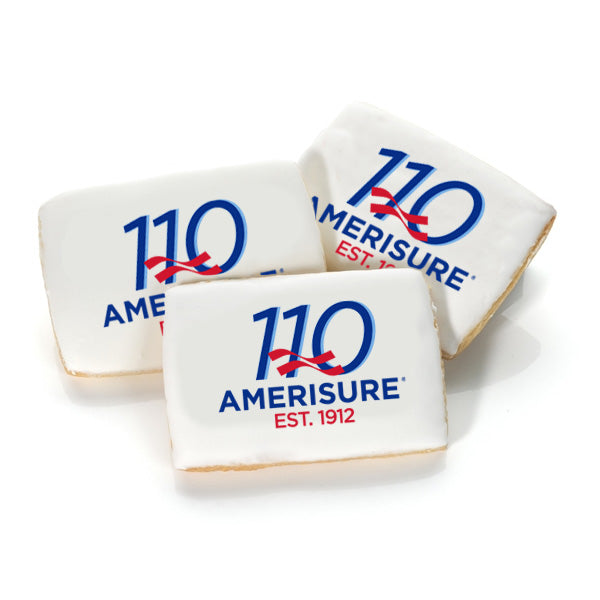 Printed Iced Rectangle Sugar Cookie- Single
