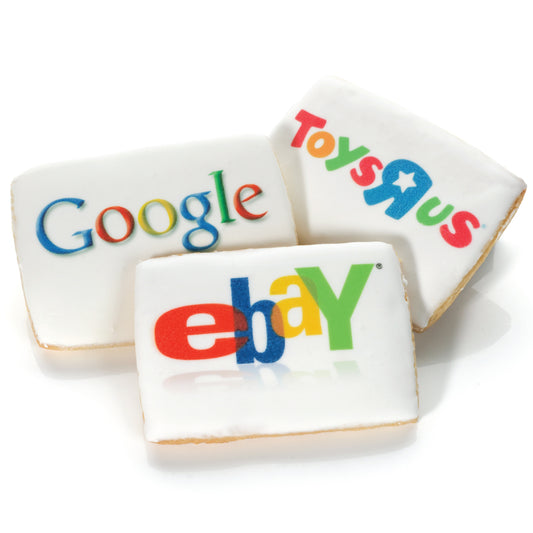 Printed Rectangle Iced Sugar Cookie- Single