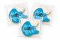 Printed Iced Wave Cookie- 4 Inch