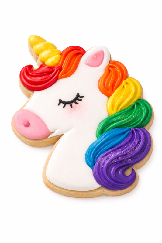 Pride Month Unicorn Cookie – Handcrafted Sugar Cookie