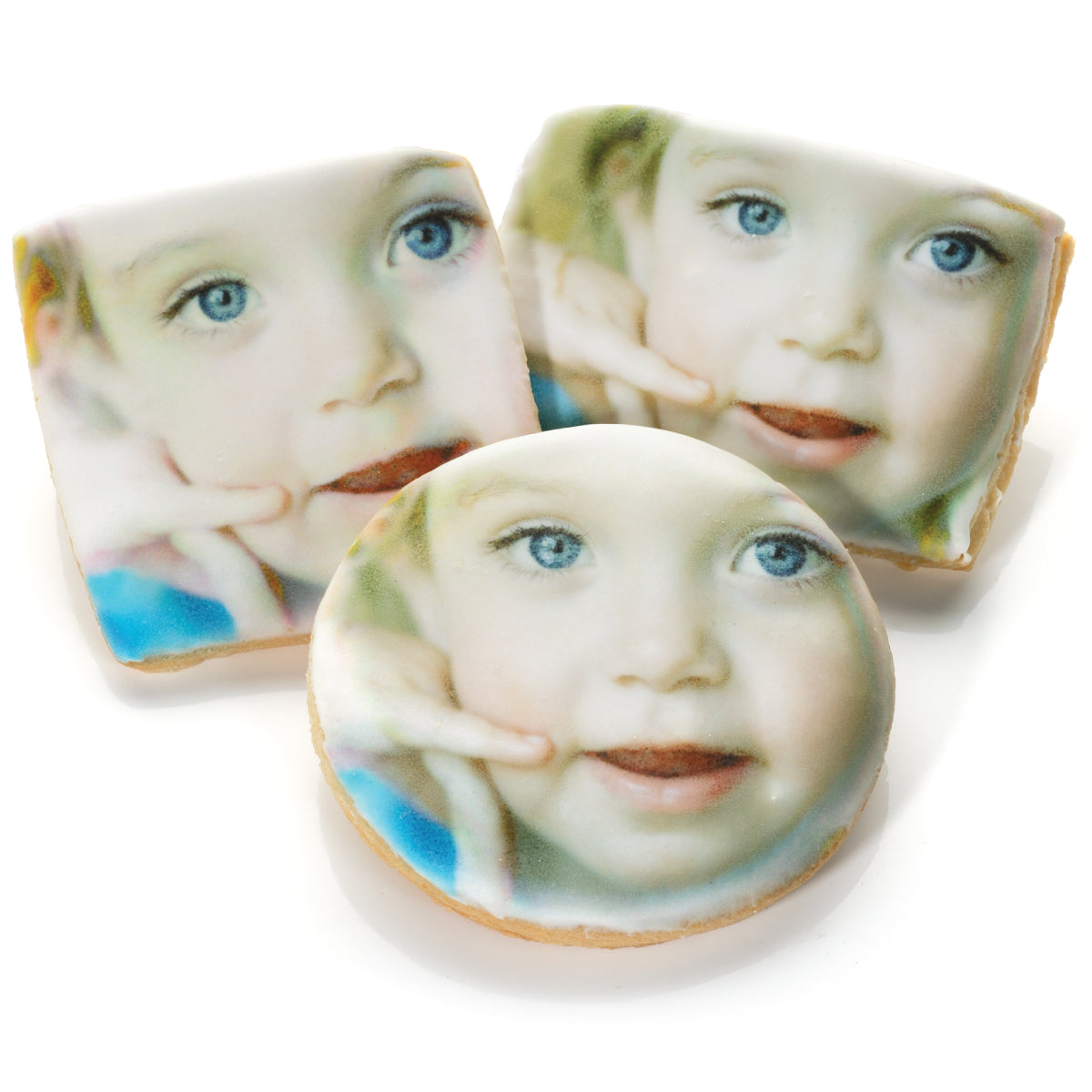 Printed  Iced Round Sugar Cookie- Single