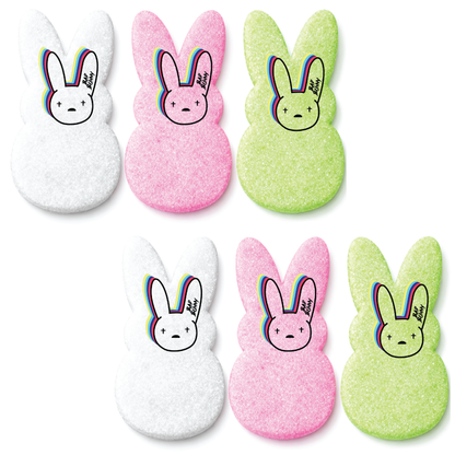 Handmade Marshmallow Bunnies- Individually Wrapped Set